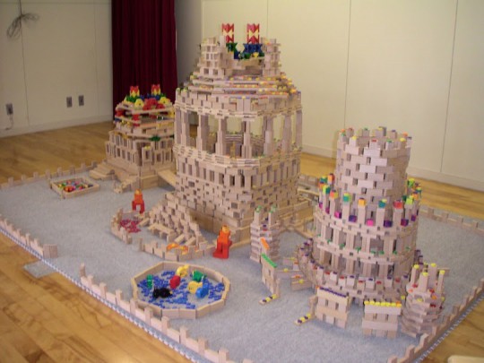 フレーベル積木による作品