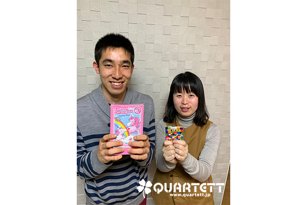 2020年カルテットスタッフ新年会ゲーム優勝スタッフ