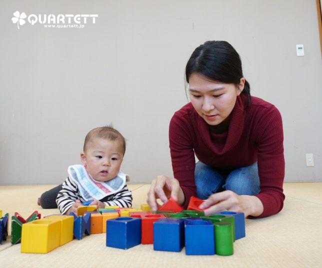 カルテット幼児教室_積み木_赤ちゃんのおもちゃ